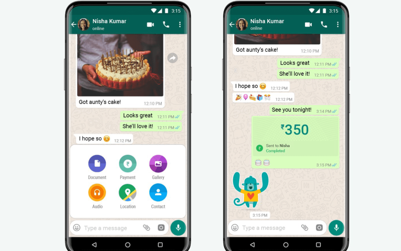 WhatsApp Payment | Spostobadi