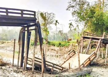 10 Bridges Collapse in Amtali, 65,000 People in Crisis
