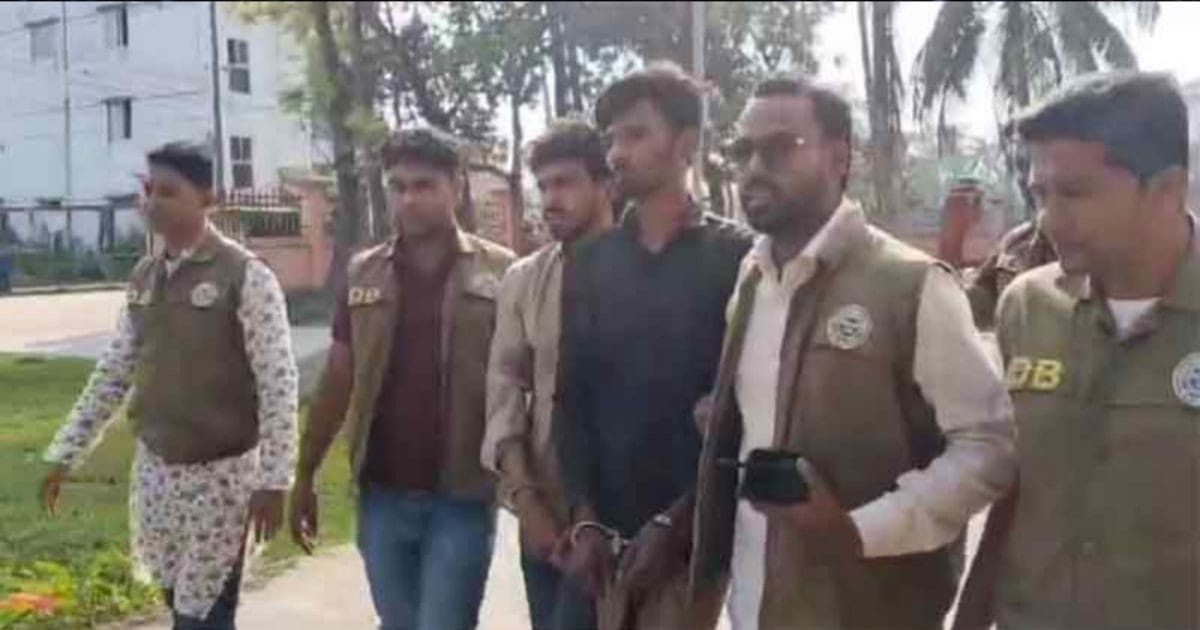 Two Chhatra League Activists Arrested for Setting Content Creator Kafis House on Fire | Spostobadi Two Chhatra League Activists Arrested for Setting Content Creator Kafis House on Fire